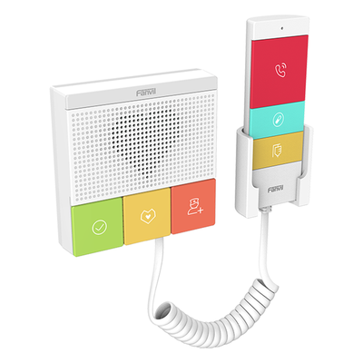 FANVIL - Intercomunicador SIP / Wi-Fi Dual Band / 6 Botones Antibacteriales / IP54 / 1 Relevador / Audio HD