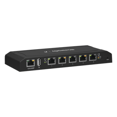 UBIQUITI - EdgeSwitch 5XP Administrable de 5 Puertos Gigabit PoE de 24 V Pasivo, con funciones avanzadas de Capa 2