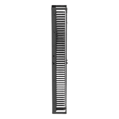 PANDUIT - Organizador Vertical de Cables / Alta Densidad / 45 U / Ancho 8 in / Diseño Simple Frontal / ABS y Acero / Negro