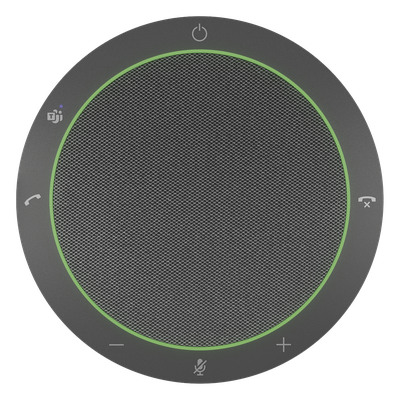 JABRA - Altavoz de Conferencia / 4 Micrófonos MEMS / Alcance 2.3 m (7.5 ft) / Sala hasta 4.5 x 4.5 m (14.76 x 14.76 ft) / Cancelación de Eco Acústico / USB-C