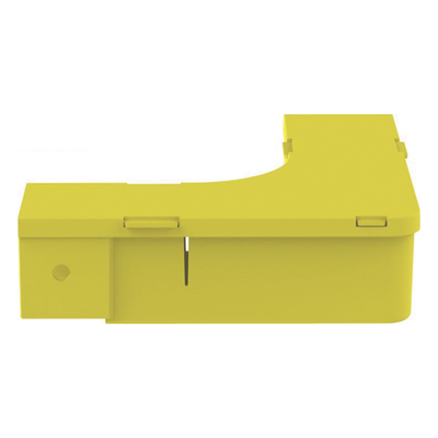 PANDUIT - Accesorio de Ángulo Recto Horizontal / 90° / Para Canaleta 2x2 / Radio de Curvatura 50.8 mm / ABS 94V-0 / Color Amarillo