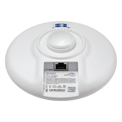 UBIQUITI - NanoBeam airMAX M5 CPE, hasta 150 Mbps, 5 GHz (5150 - 5875 MHz) con antena integrada de 16 dBi