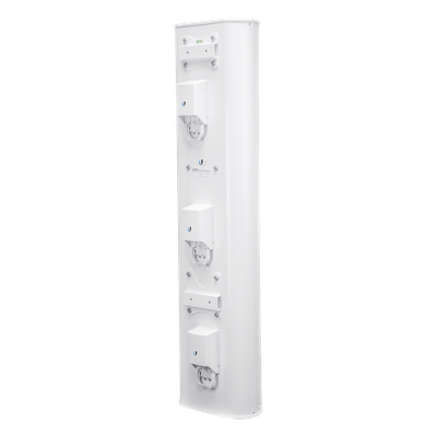 UBIQUITI - Antena sectorial / 90° cobertura / 5.15-5.85 GHz / 22 dBi / 3 sectores 30° / 1.06 x 0.66 x 4.27 ft / 28.9 lb
