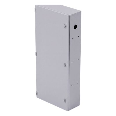 EPCOM INDUSTRIAL - Gabinete para Baterías / Acero Galvanizado / 4 Unidades / Montaje en Poste / Exterior / 1050 mm (3.44 ft) de Altura