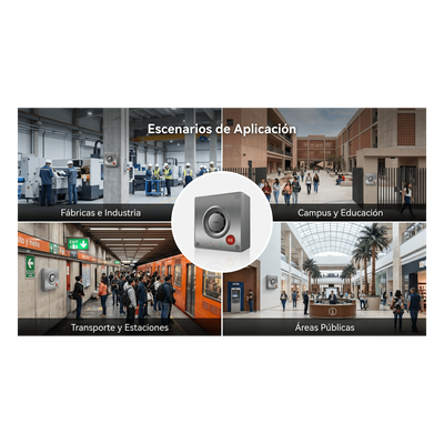 FANVIL - Intercom IP para Exterior / Cámara 4 Megapixel (1080p) / HDR e Iluminación IR / Altavoz 5W y Doble Micrófono con Reducción de Ruido / Panel Acero Inoxidable y Cuerpo Aluminio / IP66 e IK10 / PoE+ / 2 Líneas SIP
