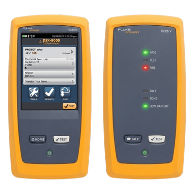 FLUKE NETWORKS - Certificador de Cable de Cobre / Cat3 a Cat6A / 500 MHz / WiFi / Pantalla 5.7" (14.48 cm) / Adaptadores Cat6A Incluidos