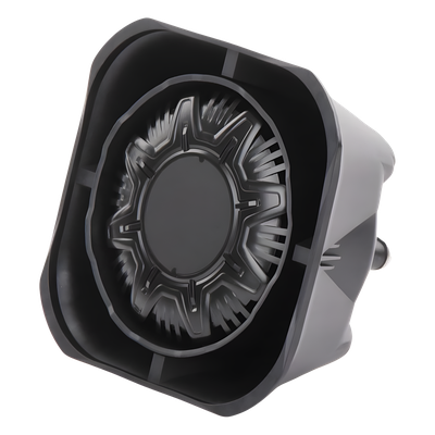 SIGNALPRO - Bocina Compacta de Uso Rudo / 100 Watts / 124.5 dB a 9.8 ft / 11 Ohms / Montaje Universal / Nylon Reforzado con Fibra