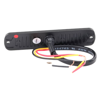 SIGNALPRO - Luz Auxiliar LED / 6 LED / Rojo / Perfil Ultra Bajo 9 mm (0.35 in) / SAE J595 Clase 1 / ECE R65 / IPX7