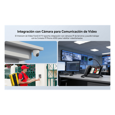FANVIL - Videoportero IP para Exterior / Cámara 4 Megapixel (1080p) / HDR e Iluminación IR / Altavoz 5W y Doble Micrófono / Panel Acero Inoxidable y Cuerpo Aluminio / IP66 e IK10 / PoE+ / 2 Líneas SIP