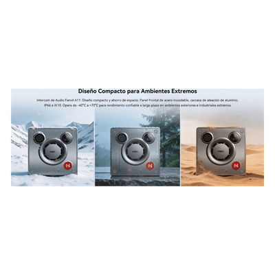 FANVIL - Intercom IP para Exterior / Cámara 4 Megapixel (1080p) / HDR e Iluminación IR / Altavoz 5W y Doble Micrófono con Reducción de Ruido / Panel Acero Inoxidable y Cuerpo Aluminio / IP66 e IK10 / PoE+ / 2 Líneas SIP