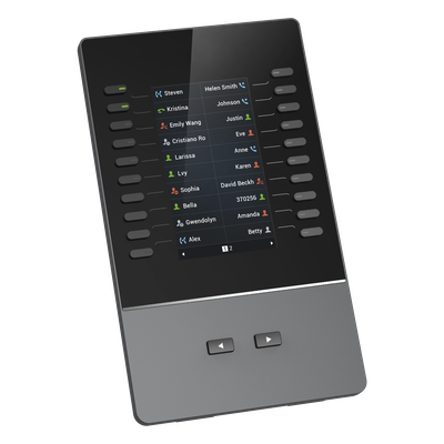 GRANDSTREAM - Módulo de Extensión IP / Pantalla LCD 4.3" / 272 x 480 píxeles / 40 Contactos por Módulo / Hasta 160 Líneas en Cascada / BLF y Conferencia