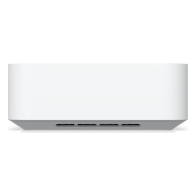 UBIQUITI - Cloud Gateway Compacto / Wi-Fi 7 / 6 Transmisiones Espaciales / 6 GHz / 10GbE WAN / 2.5GbE LAN / Cobertura 160 m² (1,750 ft²)