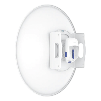 UBIQUITI - Antena Direccional Tipo Plato / 30 dBi / 5150-6875 MHz / Doble Polarización / Resistencia Viento 200 km/h (124 mph) / Ajuste Elevación ±15°
