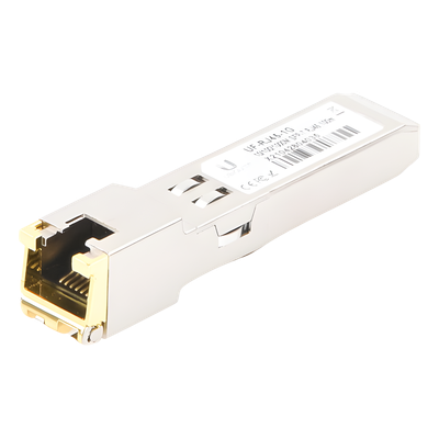 UBIQUITI - UFiber Módulo Ethernet RJ45 a SFP 10/100/1000 Mbps, distancia hasta 100 m