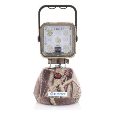 ECCO - Luz de Trabajo LED Recargable / 650 Lúmenes / 3 Modos de Iluminación / Base Magnética / Autonomía 3-4 Horas