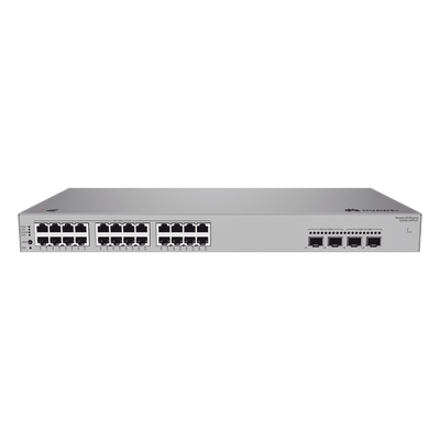 HUAWEI - Switch Administrable Capa 2 / 24 Puertos PoE+ Gigabit / 2 SFP 2.5 Gbps + 2 SFP+ 10 Gbps / PoE Perpetuo 400 W / 98 Gbps / 73 Mpps / 3.71 kg / 442 x 220 x 43.6 mm (17.4 x 8.7 x 1.7 in)