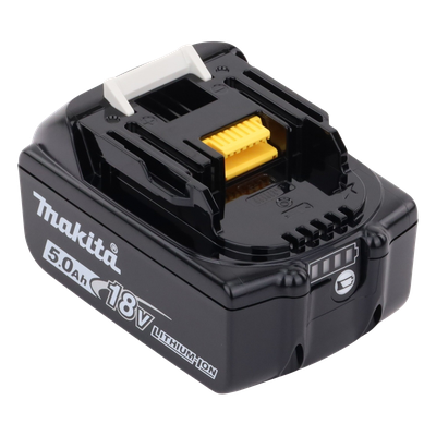 MAKITA - Batería Litio-Ion / 18V / 5.0Ah / Carga 45 min / Indicador LED / 16 Contactos / -20°C (-4°F)