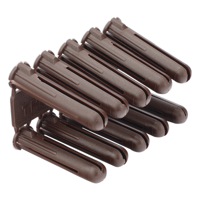 THORSMAN - Taquete de Fijación / Doble Expansión Multidireccional / Tornillo 10 mm x 44.5 mm (1 3/4") / Resistencia 80 kg / Polietileno HDPE / Rango Térmico -50°C a +80°C