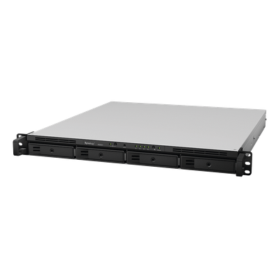 SYNOLOGY - Servidor Nas para rack de 4 bahía / Expandible a 8 bahías / Hasta 128 TB