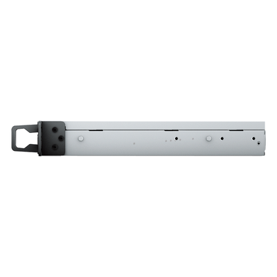 SYNOLOGY - NAS Rack 1U / 4 Bahías SATA / Expansible a 8 Bahías / AMD Ryzen V1500B Quad-Core 2.2 GHz / DDR4 ECC 32 GB / 4x 1GbE / PCIe 3.0 / SSD NVMe / 2,100/1,000 Mbps Lectura/Escritura