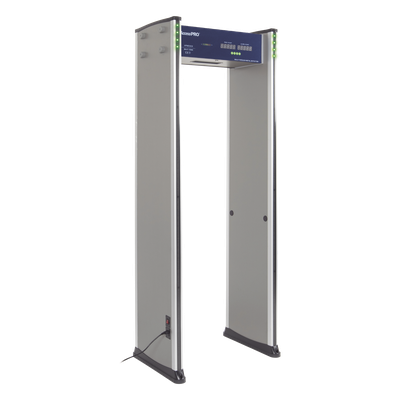 ACCESSPRO - Detector de metales de 6 zonas/ Uso en Interior/ Contador de alarmas y Personas