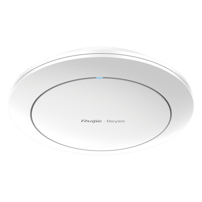 RUIJIE - Access Point Wi-Fi 6 / 2.97 Gbps / Dual Banda 2x2 MU-MIMO / PoE+ / Gestión Cloud / Cobertura 140 m (459.3 ft)