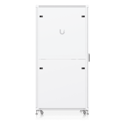 UBIQUITI - Gabinete Rack de Piso / 42U / 600 x 1000 mm (23.6 x 39.4') / Carga 800 kg (1763.7 lb) / Ventiladores con Sensor Térmico / Puerta Vidrio Templado / Ruedas Bloqueables