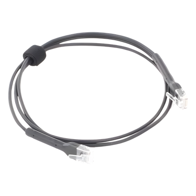 UBIQUITI - Cable Ethernet Patch / Cat6 / 1 m (3.28 ft) / RJ45 Flexible / Diámetro Ultrafino / Color Negro