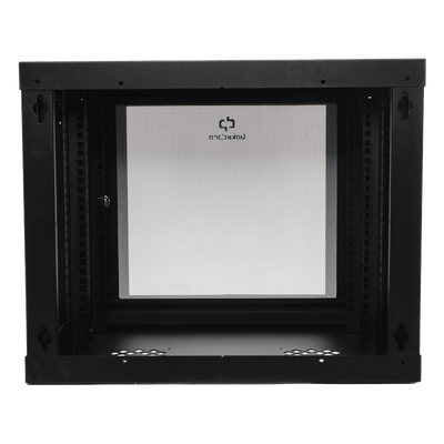 LINKEDPRO - Gabinete de Pared 9U / Cristal Templado / 455 mm Profundidad (1.49 pies) / Acero Reforzado