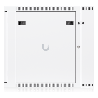 UBIQUITI - Gabinete Rack 12U / Montaje en Pared / Puerta Trasera Abatible / Ventilación Activa / Paneles con Cerradura / 600 x 700 x 639 mm (23.6 x 27.6 x 25.2")