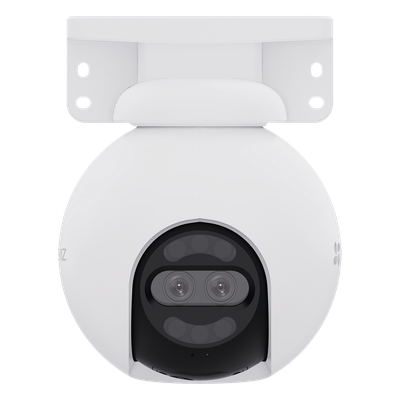 EZVIZ - Cámara PT IP / 4K Ultra HD / Panorámica 360° / Visión Nocturna Color 30 m (98.4 ft) / Lente Dual / Wi-Fi / IP65