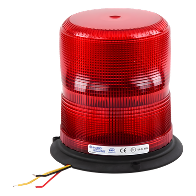ECCO - Burbuja de Advertencia LED / 3 LEDs de 5 W / 11 Patrones de Destello / 12-48 VCC / SAE J845 Clase II / IP Resistente a Impactos