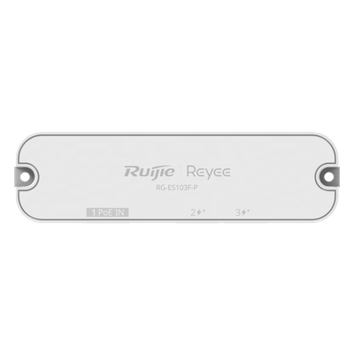 RUIJIE - Switch No Administrable PoE-In / 2 Puertos PoE+ 10/100 Mbps / 1 Puerto PoE-In 10/100 Mbps / Presupuesto PoE 30 W / Switching 0.6 Gbps / Protección 4 kV / Sin Ventilador