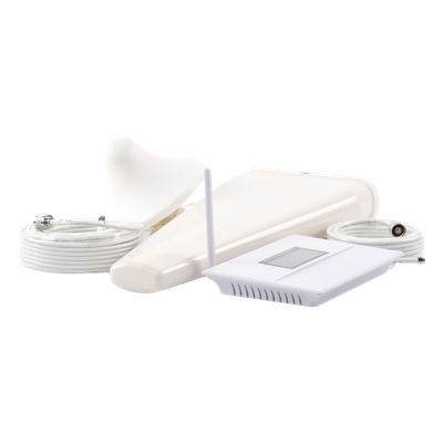 EPCOM - Amplificador de Señal Celular / Doble Banda 850 y 1900 MHz / Ganancia 70 dB / Cobertura 600 m² / 2G y 3G / Kit Completo