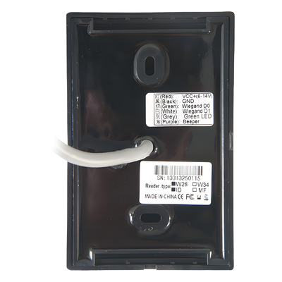 ACCESSPRO - Lector de Proximidad RFID MIFARE / 13.56 MHz / Wiegand 34 Bits / IP65 / ISO14443A / 4.6 x 3 x 0.6 pulgadas / Exterior