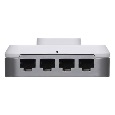 UBIQUITI - Access Point In Wall HD MU-MIMO 4x4 Wave 2 con 5 puertos (1 PoE entrada 802.3af/at PoE+, 1 PoE salida 48V y 3 Ethernet Passthrough) antena Beamforming, ideal para suites