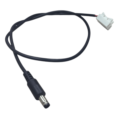 EPCOM POWERLINE - Cable de Alimentación DC / Macho 5.5 x 2.1 mm / 22 AWG / 60 cm (1.97 ft) / Puntas Libres / Polarizado