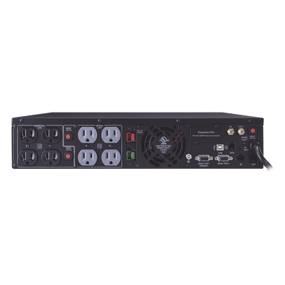 CYBERPOWER - UPS de 1500 VA/1500 W, Topología Línea Interactiva, Entrada 120 Vca NEMA 5-15P, Onda Senoidal Pura, Torre o Rack 2 UR, Con 8 Tomas NEMA 5-15R