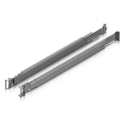 UBIQUITI - Rieles Deslizantes para Rack / Ajustables 600-1066 mm (23.6-42 in) / Capacidad 70 kg (154 lb) / Instalación sin Herramientas / Acero SPCC / EIA-310