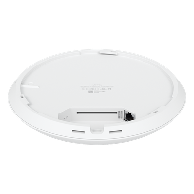 UBIQUITI - Access Point WiFi 7 Tribanda / 6 Spatial Streams / 2.5 GbE / 140 m² (1,500 ft²) / 300+ Clientes / Techo o Pared