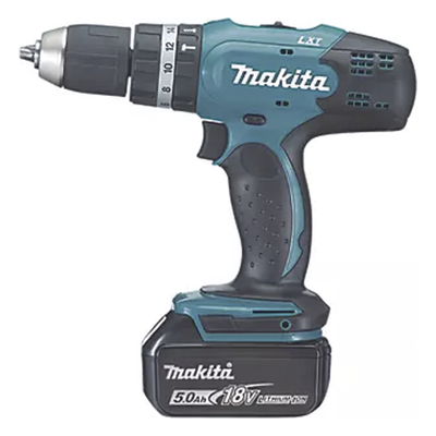 MAKITA - Kit Taladro Rotomartillo y Atornillador de Impacto / 18V / 2 Baterías 5.0 Ah / Cargador Rápido / 38 Nm y 155 Nm / 1.64 pies-lb y 114.3 ft-lb