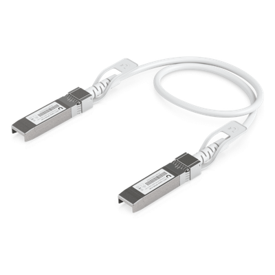 UBIQUITI - Cable DAC SFP28 / 25/10/1 Gbps / 0.3 m (1 ft) / SFP28 a SFP28 / Auto Link Optimization