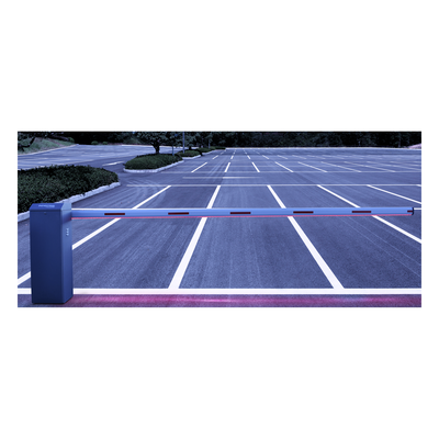 ACCESSPRO - Barrera vehicular izquierda / Soporta brazo de hasta 3 m / Apertura en 1.5 s /Final de carrera ajustable por programación / Movimiento fluido / Diseño elegante color gris