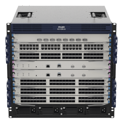 RUIJIE - Switch Core L3 Chassis / 6 Slots de Expansión / 2 Supervisores Redundantes / Diseño Modular / Alta Disponibilidad
