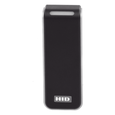 HID - Lector de Control de Acceso Multitecnología / NFC y BLE Integrados / SEOS Mobile ID / Wiegand y OSDP / LED Tricolor con Indicador Acústico / 12 VCC / 45 mm x 121.5 mm x 19.5 mm (1.77 in x 4.78 in x 0.77 in)