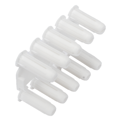 THORSMAN - Taquete de Fijación / Doble Expansión Multidireccional / Tornillo 8 mm x 3/4" (19.1 mm) / Polietileno HDPE / 100 Piezas / -50°C a +80°C