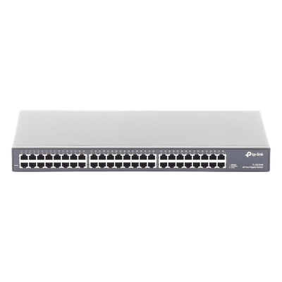 TP-LINK - Switch / 48 Puertos Gigabit / 10/100/1000 Mbps / Green Ethernet / Rack o Escritorio