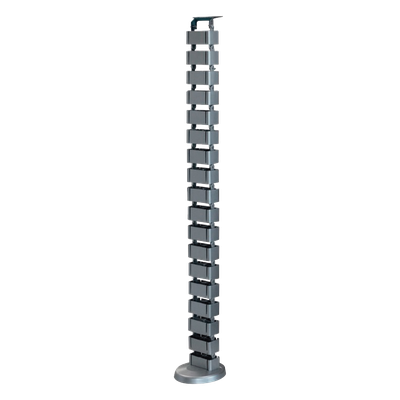 THORSMAN - Organizador de Cables Vertical Articulado / Altura Ajustable / 18 Enlaces / ABS y Acero Inoxidable / Operación hasta 105°C