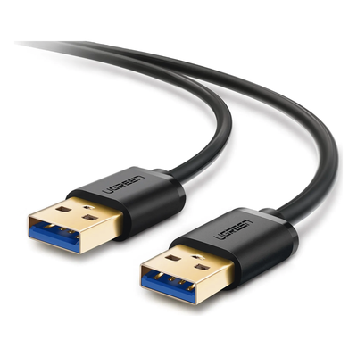 UGREEN - Cable USB-A 3.0 / Macho a Macho / 5 Gbps / 3 m (9.8 ft) / Blindaje Múltiple / Níquel Resistente / 2A / Compatible USB 2.0 y 1.1