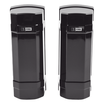 SFIRE - Detector Perimetral de Doble Rayo Infrarrojo / Alcance 60 m (196.9 ft) Exterior / 180 m (590.6 ft) Interior / IP65 / 4 Frecuencias Ajustables / Tiempo de Respuesta 12-250 ms